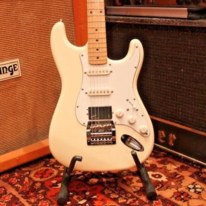 Vintage 1984 Fender Squier Japan Stratocaster Guitar w/ USA Kahler & EMG Pups