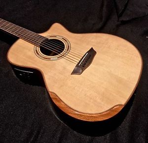 WASHBURN WCG25SCE COMFORT SERIES Grand Auditorium Acoustic Electric Guitar