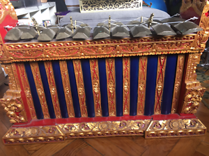 Balinese bronze Gender Wayang (10 bar) Bali Indonesia gamelan instrument