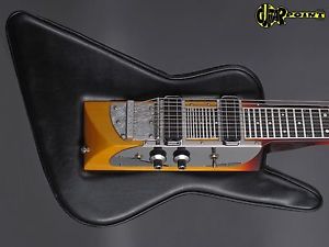1980´s Melobar 10 String Lapsteel guitar  Padded Explorer Form (Like D Lindley)