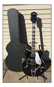 Gretsch Electromatic Hollow Body Electric Guitar Black Top Bigsby G5422T A+ MINT