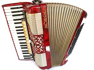 Accordion HORCH SUPERIOR  Very Beautiful German 120 bass good