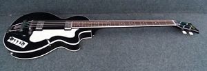 Hofner HCT-500/2-BK contemporary CLUB BASS GUITAR Black GREAT UK VINTAGE STYLE