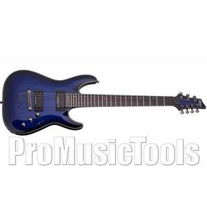 Schecter Blackjack SLS C-7 Passive STBB - See Thru Blue Burst