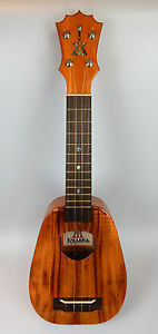 KoAloha KSM-01 Sopran Pineapple Ukulele, Modell 2016, Koa, gebaut auf Hawaii