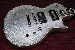 New ESP LTD EC-1000 Silver Sparkle Electric Guitar Authorized Dealer