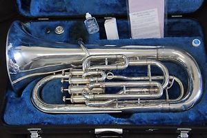Yamaha YEP321 Euphonium Horn YEP 321 SILVER Baritone w Mouthpiece Ready to Ship