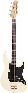Fret King Black Label Perception 4 Bass - Vintage White