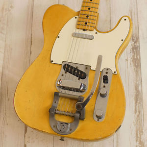 Free Shipping Used Fender Telecaster with Bigsby 1969 Electric Guitar