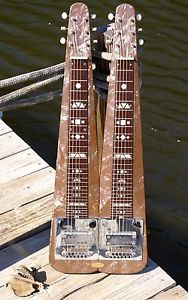 Vintage Double Neck 6 String Supro Lap Steel guitar - Circa 1950