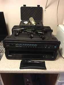 Focusrite Octopre MKii Preamp and Rack Case w/ Mics