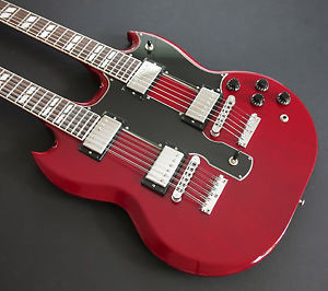 2008 Gibson EDS-1275 Doubleneck Electric Guitar Cherry OHSC Near Mint