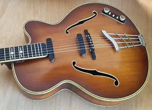 Vintage Hofner Committee jazz electric semi acoustic guitar c.1959 made Germany
