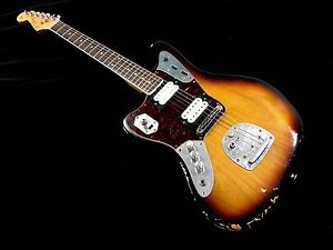 LEFTY! Fender Kurt Cobain Left Guitar Aged Jaguar Original & Road Worn RELIC HSC
