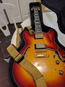 Ibanez AS153 AYS (Tequila Sunrise) w/Hard case  Pro set up