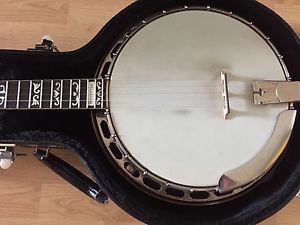 1933 Vintage Gibson TB3 conversion 5 string banjo with hardshell case