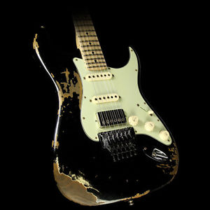 Fender Custom Shop Exclusive ZF Stratocaster Heavy Relic Electric Guitar Black