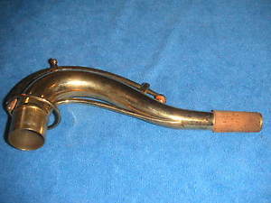 GOLD PLATED NECK FOR CONN TRANSITIONAL 10M NAKED LADY CHU BERRY TENOR SAXOPHONE