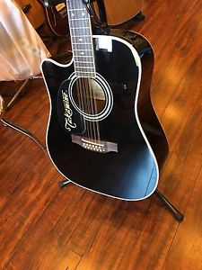 Takamine EF381SCLF 12-String Acoustic-Electric Cutaway Guitar (Left Handed)