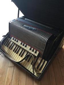 Vintage La Stradellina Italian Accordion with Case