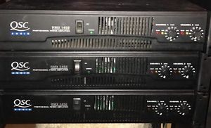 QSC RMX power amps very good condition they have been in a Restaurant no moves