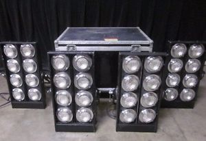 FOUR 8-Par Audience Blinder Package with Case!