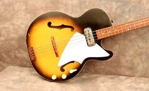 1961 HARMONY H22 - SUNBURST - ANDY BAXTER BASS