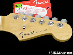 2017 American Fender ELITE Stratocaster Strat NECK and LOCKING TUNERS USA Maple