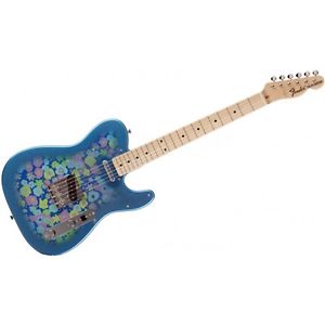 Fender Classic '69 Blue Flower Telecaster Maple Fingerboard, Blue