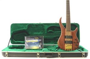 Peavey Cirrus 5 String Electric Bass Guitar - Bubinga/Walnut w/ Case