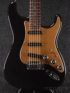 Fender American Deluxe Stratocaster-Montego Black Electric Guitar Free shipping