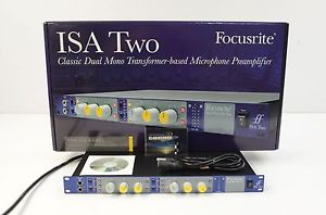 Focusrite ISA-TWO Dual Mono Microphone Preamp - In Box