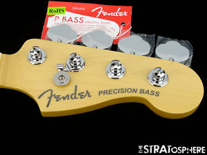 2017 Fender American Elite Precision P BASS NECK + TUNERS USA Compound Maple