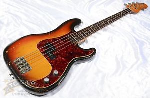 Fender 1960s PRECISION BASS / 3 Tone Sunburst Electric Bass Guitar Free shipping