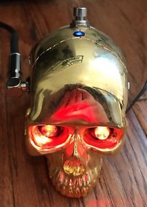 TONE BOX Skull Crusher 24KT Gold Red Eyes Pedal SUPER RARE NEW PricelessSOLD OUT