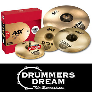 Brand New SABIAN AAX ALL XPLOSION Cymbal Pack set 14