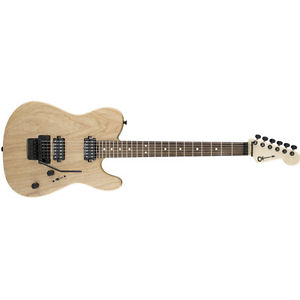 Charvel Pro-Mod San Dimas Style 2 HH Guitar, Natural Ash, Floyd Rose +Cable