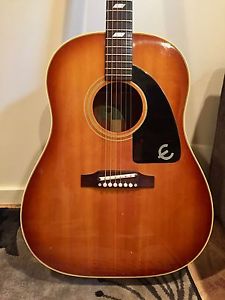 1965 Epiphone Texan FT-79 Sunburst 1-5/8ths nut
