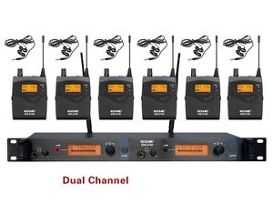 ACEMIC EM-2100 6 transmitters 100M UHF 928MHz Wireless In Ear Monitor System