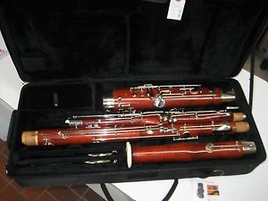EXTRA CLEAN CONN "12R" / SCHREIBER "S-54" BASSOON, ALL NEW PADS, NEW CASE