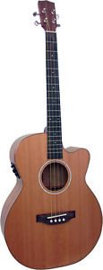 Ashbury LINDISFARNE TENOR GUITAR. Sold Cedar Top & Koa body. From Hobgoblin