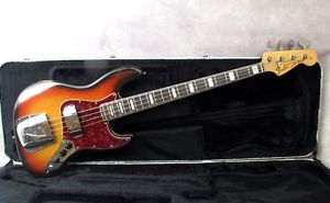 1970 FENDER JAZZ - SUNBURST - ROSEWOOD BOARD & PEARL BLOCKS - ANDY BAXTER BASS