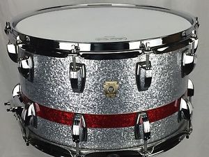 LUDWIG 8x14 CLASSIC MAPLE SNARE DRUM - TRIBUTE TO THE OHIO STATE BUCKEYES!!