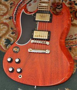 Used GibsonCustomShop Historic Collection SG Standard VOS Left Hand/Faded Cherry
