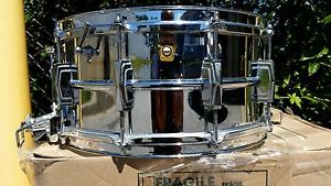 1960-63 Ludwig 6.5x14" Super Sensitive Vintage Snare Drum Rare. World Shipping!