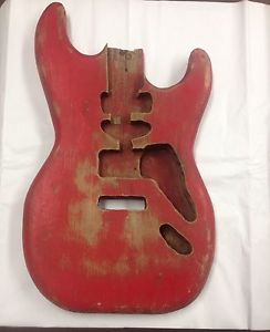 Original 1957 Fender Stratocaster Body only, Fiesta Red