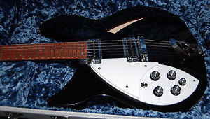 Rickenbacker 330 JetGlo Electric Guitar OHSC 100% Unplayed Left Handed