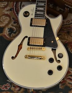New Gibson Memphis Limited Run Alex Lifeson Signature ES-Les Paul/Classic White