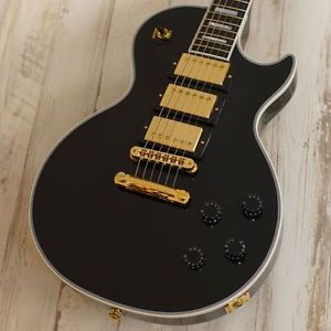 Free Shipping New Gibson LesPaul Nashville Black Beauty w/P.U Cover&Switchwasher