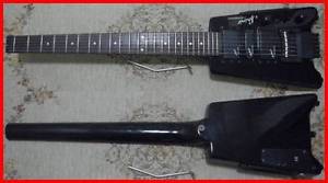 Steinberger Spirit GT-Pro Deluxe Black R-Trem Locking Tremolo Headless Rare